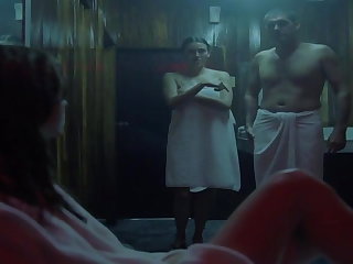 아내가 Nude Sex Scene in Sauna (Celebrity)