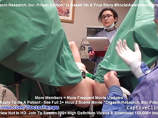 Doctor Private Prison Inmate Donna Leigh Undergoes Orgasm Research!